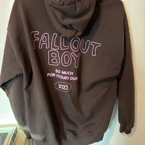 Brown Fall Out Boy Concert Hoodie